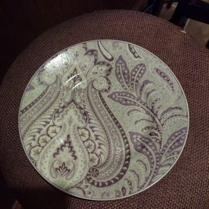 222 Fifth Demure Purple Salad Plate